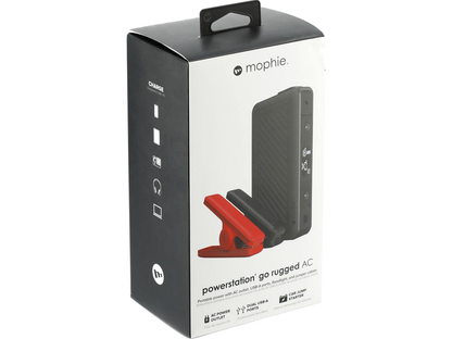 mophie® Powerstation Go Rugged AC - Black - Wireless Power Banks