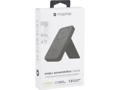 mophie® Snap + 10000 mAh Powerstation Stand - Black - Wireless Power Banks