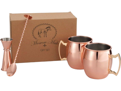 Moscow Mule Mug 4-in-1 Gift Set - Drinkware Sets