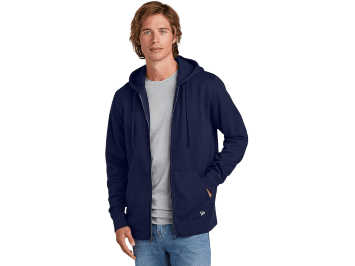 New Era ® Comeback Fleece Full-Zip Hoodie - Full-Zip Hoodies - SwagWear