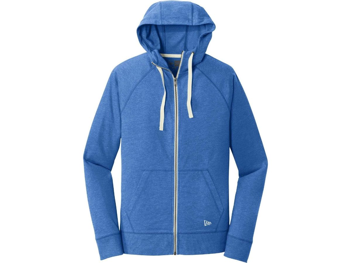 New Era Sueded Cotton Full-Zip Hoodie - Royal Heather / XS - Full-Zip Hoodies