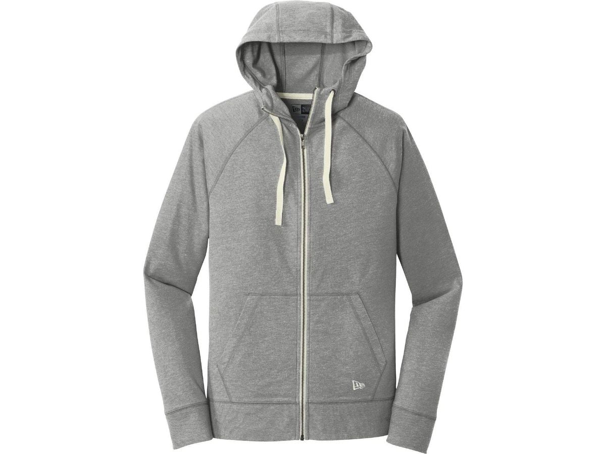 New Era Sueded Cotton Full-Zip Hoodie - Shadow Grey Heather / XS - Full-Zip Hoodies