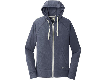 New Era Sueded Cotton Full-Zip Hoodie - True Navy Heather / XS - Full-Zip Hoodies