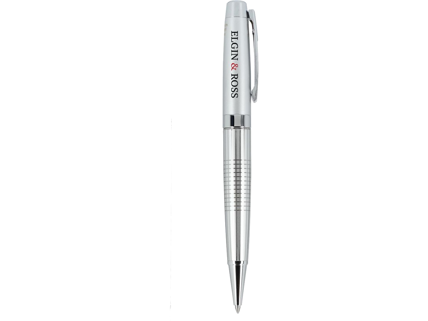 Newton Recycled Brass Gel Ballpoint - Silver - Ballpoint Pens