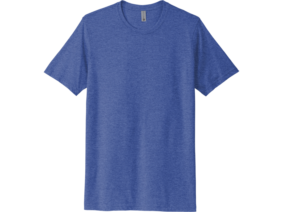 Next Level Apparel® Unisex Poly/Cotton Tee - Blue / XS - T-shirt
