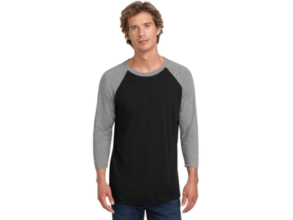 Next Level Apparel® Unisex Tri - Blend 3/4 - Sleeve Raglan Tee - T-Shirts - SwagWear