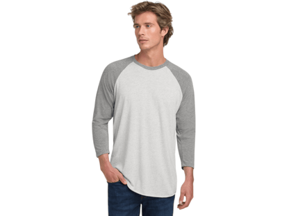 Next Level Apparel® Unisex Tri - Blend 3/4 - Sleeve Raglan Tee - T-Shirts - SwagWear