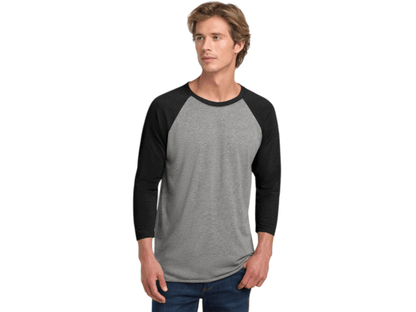 Next Level Apparel® Unisex Tri - Blend 3/4 - Sleeve Raglan Tee - T-Shirts - SwagWear