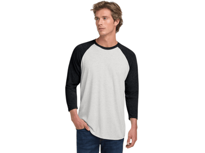 Next Level Apparel® Unisex Tri - Blend 3/4 - Sleeve Raglan Tee - T-Shirts - SwagWear