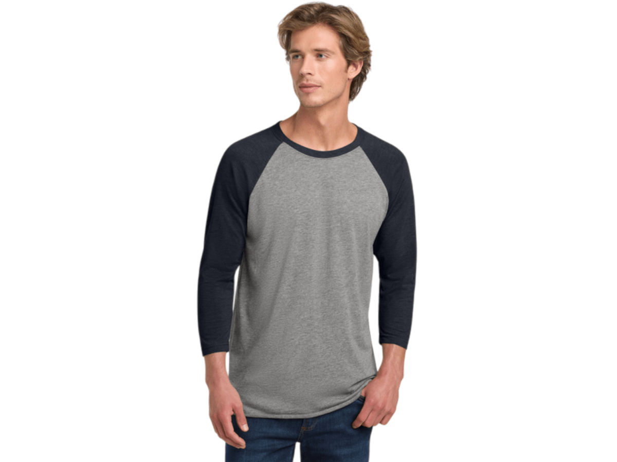 Next Level Apparel® Unisex Tri - Blend 3/4 - Sleeve Raglan Tee - T-Shirts - SwagWear