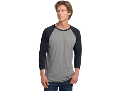 Next Level Apparel® Unisex Tri - Blend 3/4 - Sleeve Raglan Tee - T-Shirts - SwagWear