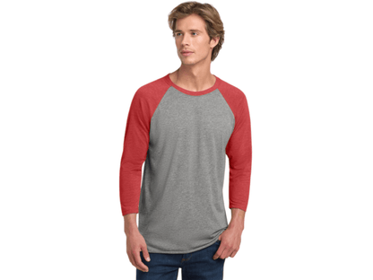 Next Level Apparel® Unisex Tri - Blend 3/4 - Sleeve Raglan Tee - T-Shirts - SwagWear