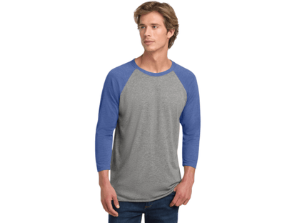 Next Level Apparel® Unisex Tri - Blend 3/4 - Sleeve Raglan Tee - T-Shirts - SwagWear