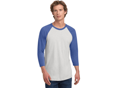 Next Level Apparel® Unisex Tri-Blend 3/4-Sleeve Raglan Tee - T-Shirts - SwagWear