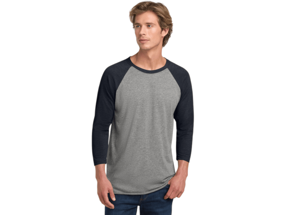 Next Level Apparel® Unisex Tri-Blend 3/4-Sleeve Raglan Tee - T-Shirts - SwagWear