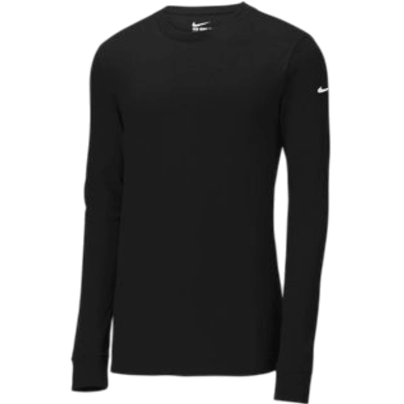 Nike Dri - FIT Cotton/Poly Long Sleeve Tee - Long - Sleeved T-Shirts - SwagWear