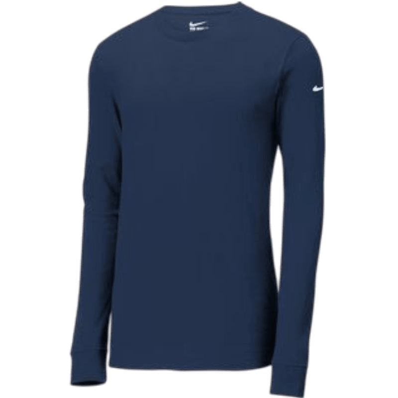Nike Dri - FIT Cotton/Poly Long Sleeve Tee - Long - Sleeved T-Shirts - SwagWear