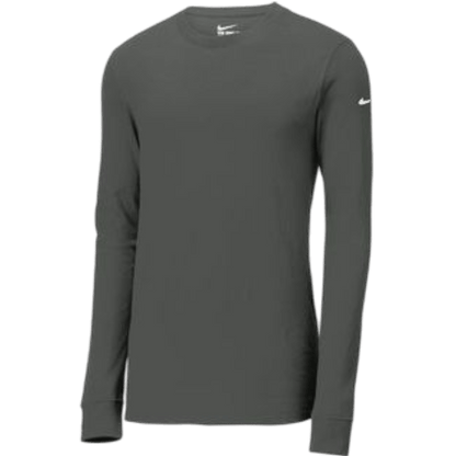 Nike Dri - FIT Cotton/Poly Long Sleeve Tee - Long - Sleeved T-Shirts - SwagWear