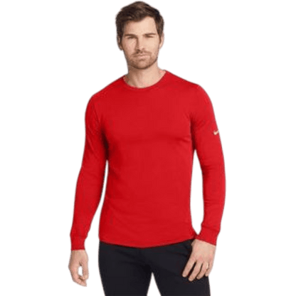Nike Dri - FIT Cotton/Poly Long Sleeve Tee - Long - Sleeved T-Shirts - SwagWear
