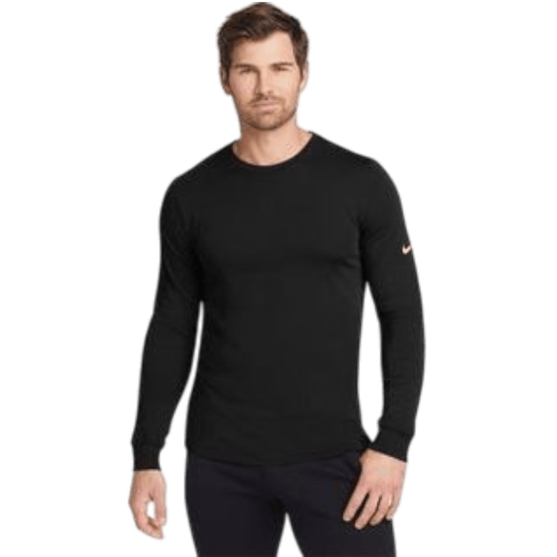 Nike Dri-FIT Cotton/Poly Long Sleeve Tee - Long-Sleeved T-Shirts - SwagWear
