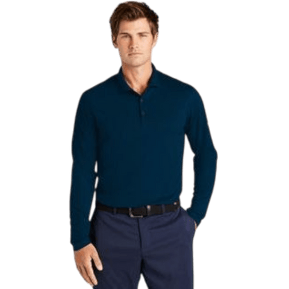 Nike Dri - FIT Micro Pique 2.0 Long Sleeve Polo - Long - Sleeved Polos - SwagWear