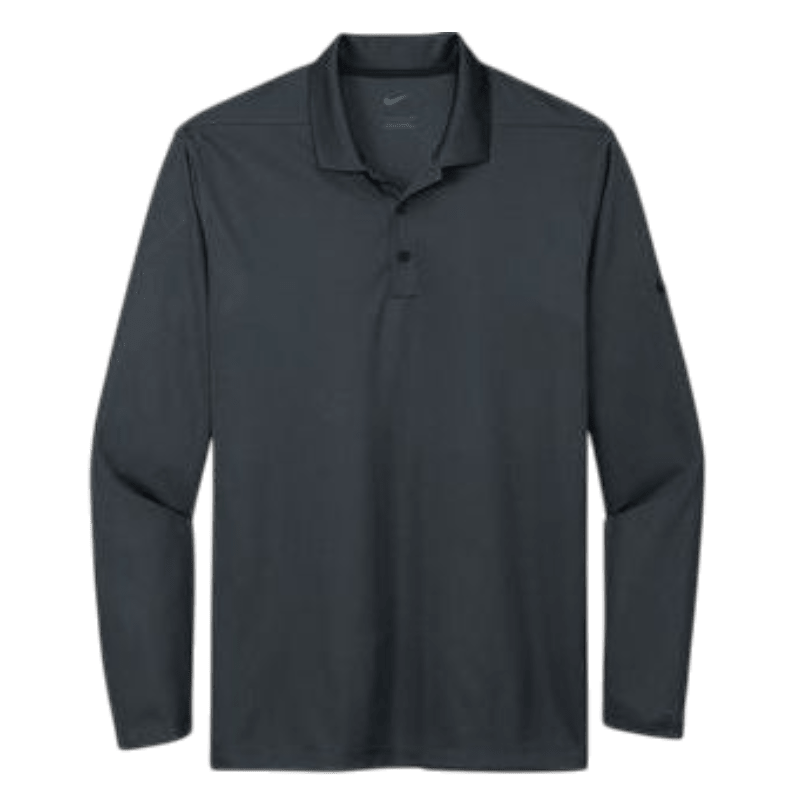 Nike Dri - FIT Micro Pique 2.0 Long Sleeve Polo - Long - Sleeved Polos - SwagWear