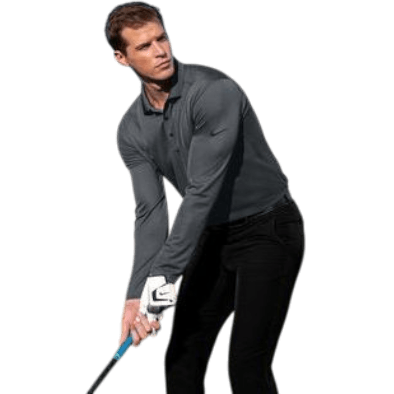 Nike Dri - FIT Micro Pique 2.0 Long Sleeve Polo - Long - Sleeved Polos - SwagWear