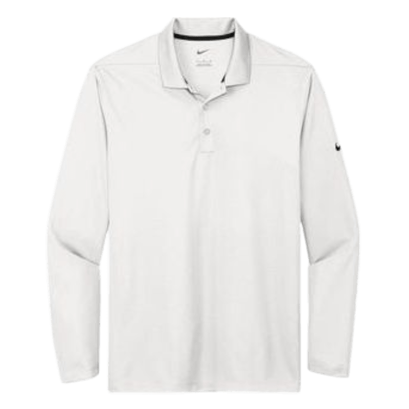 Nike Dri - FIT Micro Pique 2.0 Long Sleeve Polo - Long - Sleeved Polos - SwagWear