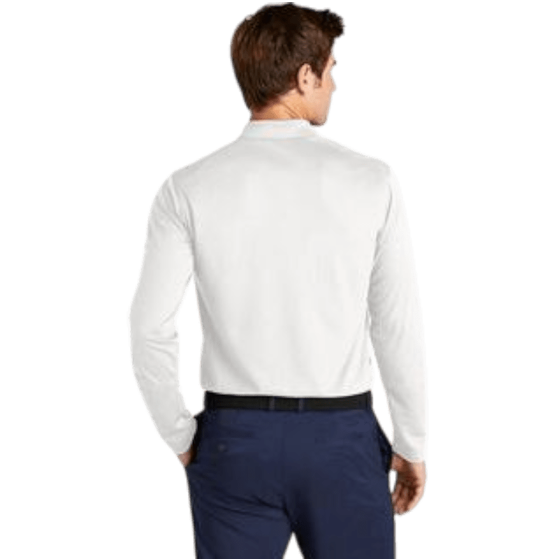 Nike Dri - FIT Micro Pique 2.0 Long Sleeve Polo - Long - Sleeved Polos - SwagWear