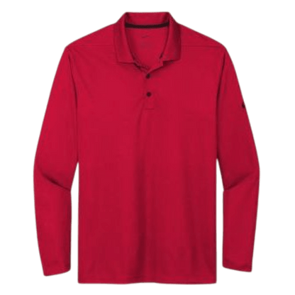 Nike Dri - FIT Micro Pique 2.0 Long Sleeve Polo - Long - Sleeved Polos - SwagWear