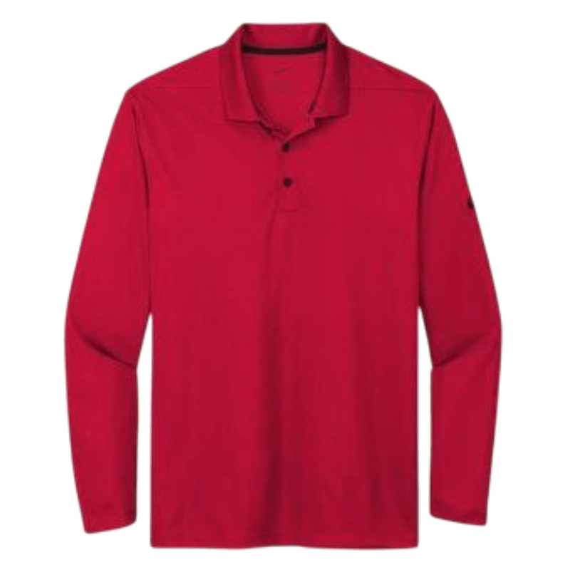 Nike Dri - FIT Micro Pique 2.0 Long Sleeve Polo - Long - Sleeved Polos - SwagWear