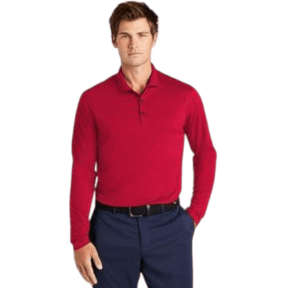 Nike Dri - FIT Micro Pique 2.0 Long Sleeve Polo - Long - Sleeved Polos - SwagWear