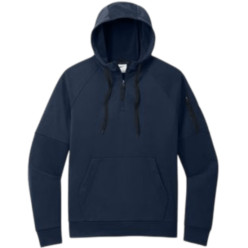 Nike Therma - FIT Pocket 1/4 - Zip Fleece Hoodie - Hoodies - SwagWear
