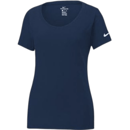 Nike Women's Dri - FIT Cotton/Poly Scoop Neck Tee - T-Shirts - SwagWear
