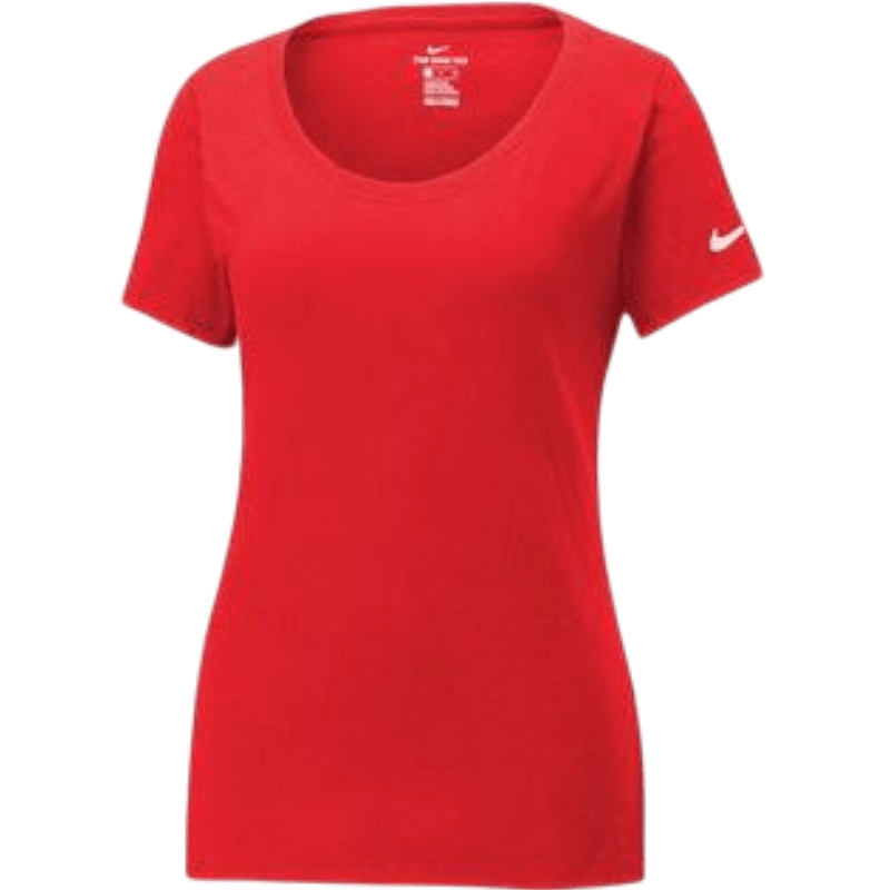 Nike Women's Dri - FIT Cotton/Poly Scoop Neck Tee - T-Shirts - SwagWear