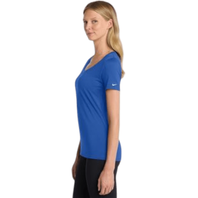 Nike Women's Dri - FIT Cotton/Poly Scoop Neck Tee - T-Shirts - SwagWear