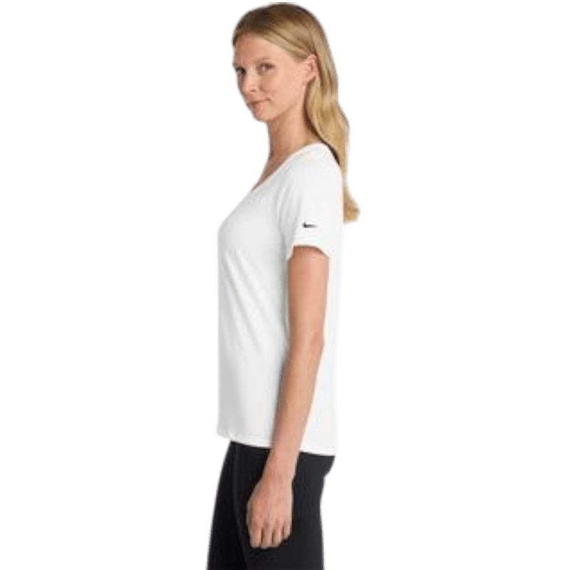 Nike Women's Dri - FIT Cotton/Poly Scoop Neck Tee - T-Shirts - SwagWear