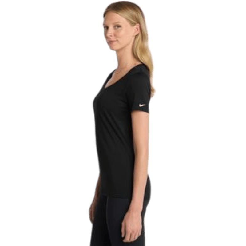 Nike Women's Dri - FIT Cotton/Poly Scoop Neck Tee - T-Shirts - SwagWear