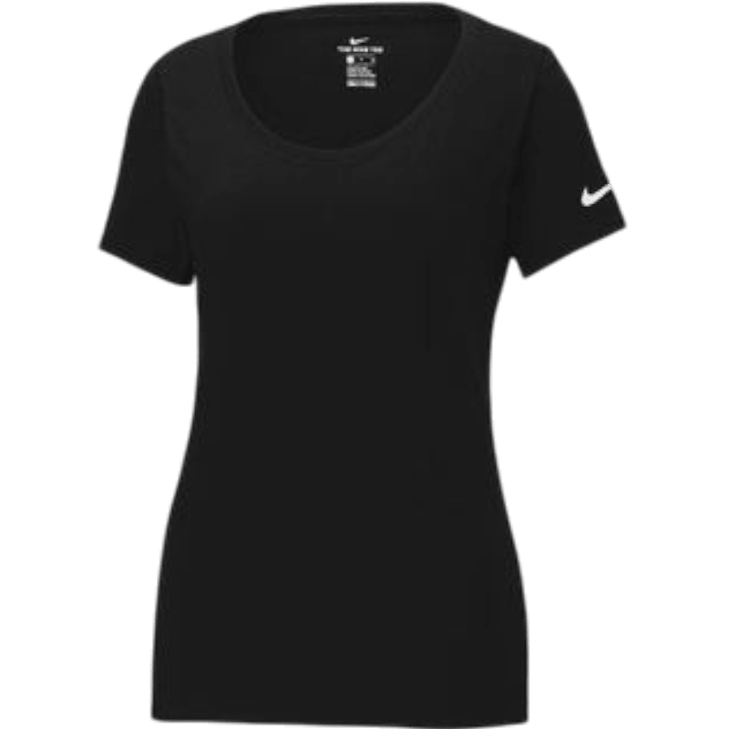 Nike Women's Dri - FIT Cotton/Poly Scoop Neck Tee - T-Shirts - SwagWear