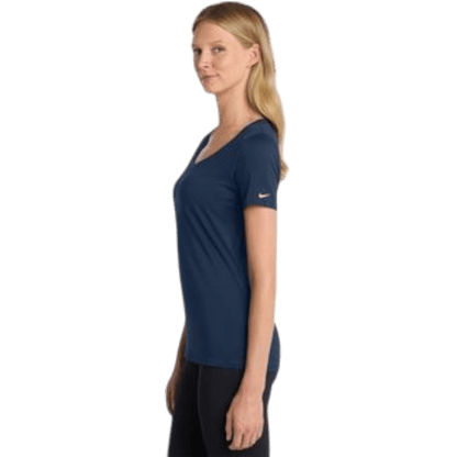 Nike Women's Dri - FIT Cotton/Poly Scoop Neck Tee - T-Shirts - SwagWear