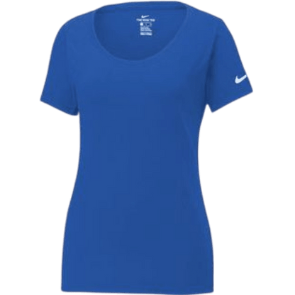 Nike Women's Dri-FIT Cotton/Poly Scoop Neck Tee - T-Shirts - SwagWear