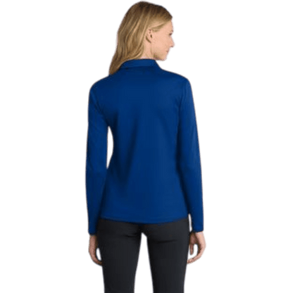 Nike Women's Dri - FIT Micro Pique 2.0 Long Sleeve Polo - Long - Sleeved Polos - SwagWear