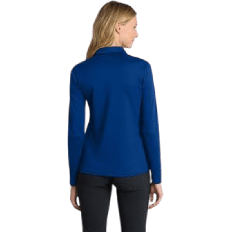 Nike Women's Dri - FIT Micro Pique 2.0 Long Sleeve Polo - Long - Sleeved Polos - SwagWear