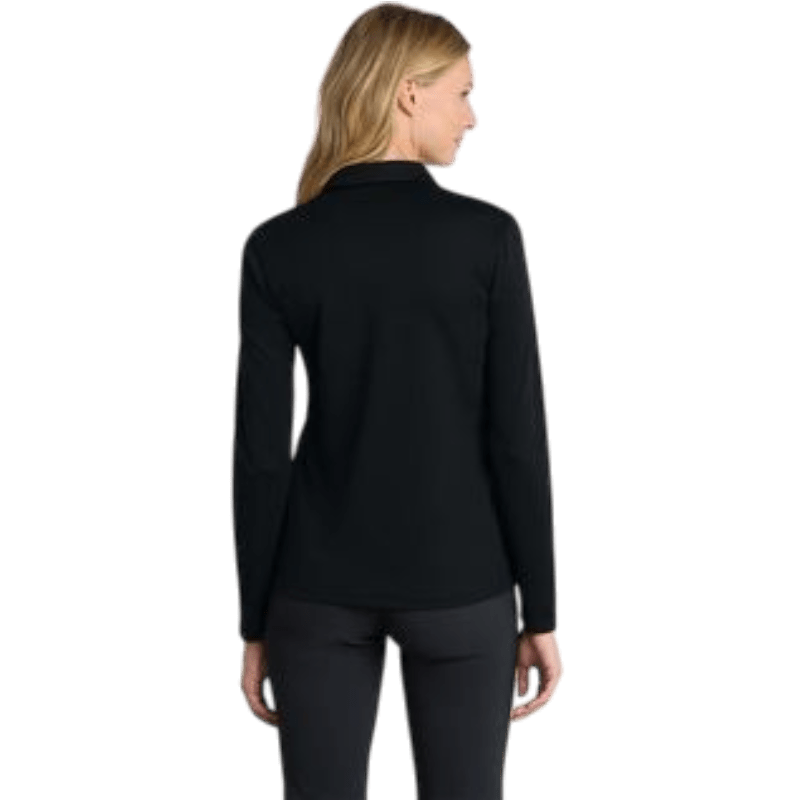 Nike Women's Dri - FIT Micro Pique 2.0 Long Sleeve Polo - Long - Sleeved Polos - SwagWear