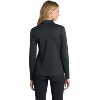 Nike Women's Dri - FIT Micro Pique 2.0 Long Sleeve Polo - Long - Sleeved Polos - SwagWear