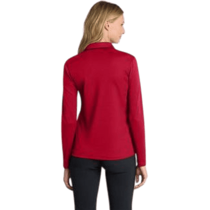 Nike Women's Dri - FIT Micro Pique 2.0 Long Sleeve Polo - Long - Sleeved Polos - SwagWear