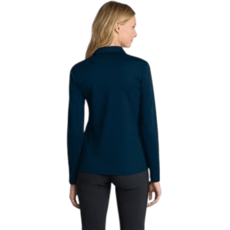 Nike Women's Dri - FIT Micro Pique 2.0 Long Sleeve Polo - Long - Sleeved Polos - SwagWear