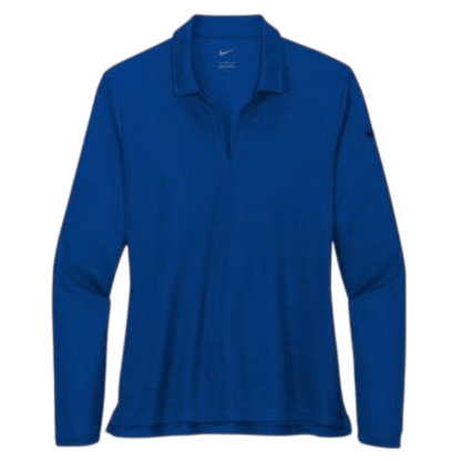Nike Women's Dri - FIT Micro Pique 2.0 Long Sleeve Polo - Long - Sleeved Polos - SwagWear