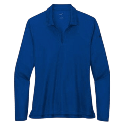 Nike Women's Dri-FIT Micro Pique 2.0 Long Sleeve Polo - Long-Sleeved Polos - SwagWear