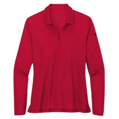 Nike Women's Dri-FIT Micro Pique 2.0 Long Sleeve Polo - Long-Sleeved Polos - SwagWear
